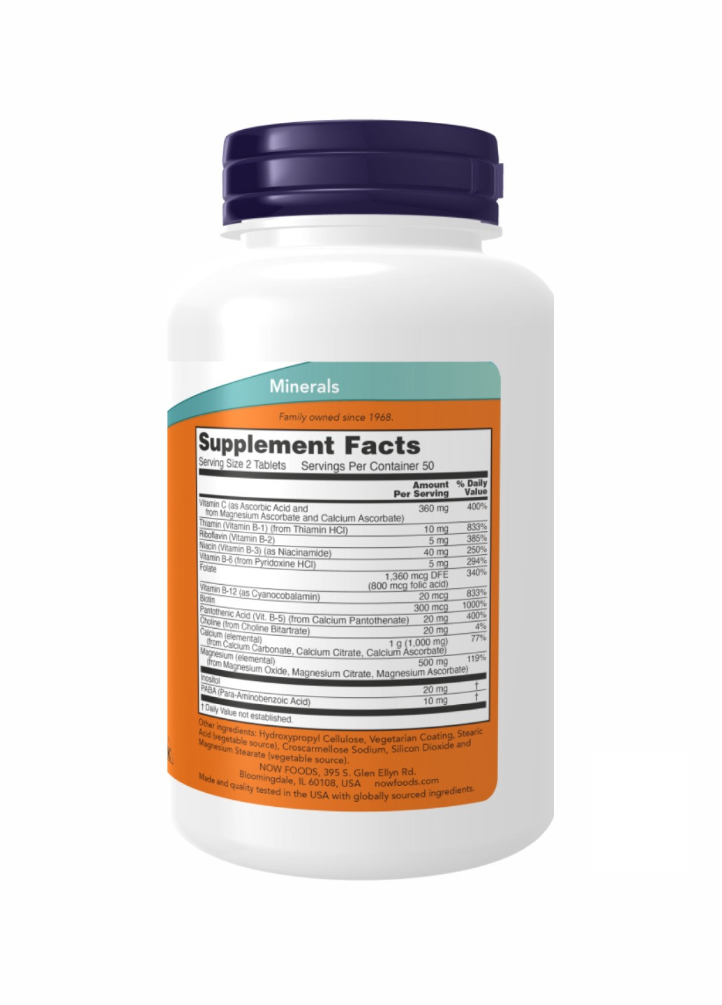 Cal-Mag Stress - 100 tabs Now Foods (260196237)