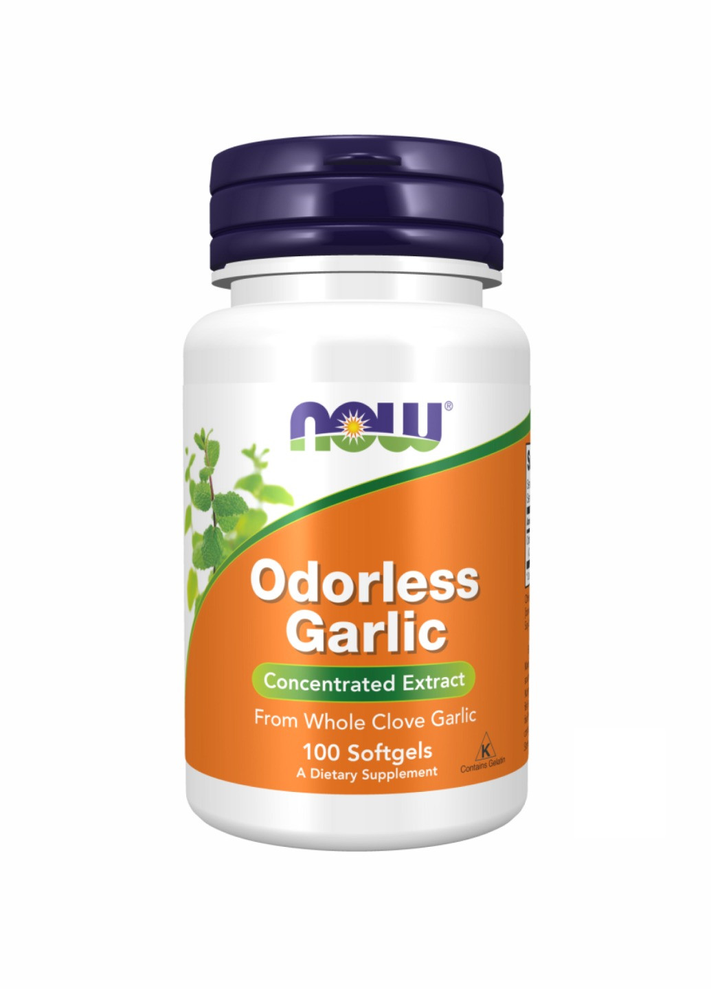 Odorless Garlic - 100 sgels (часник без запаху) Now Foods (260196240)