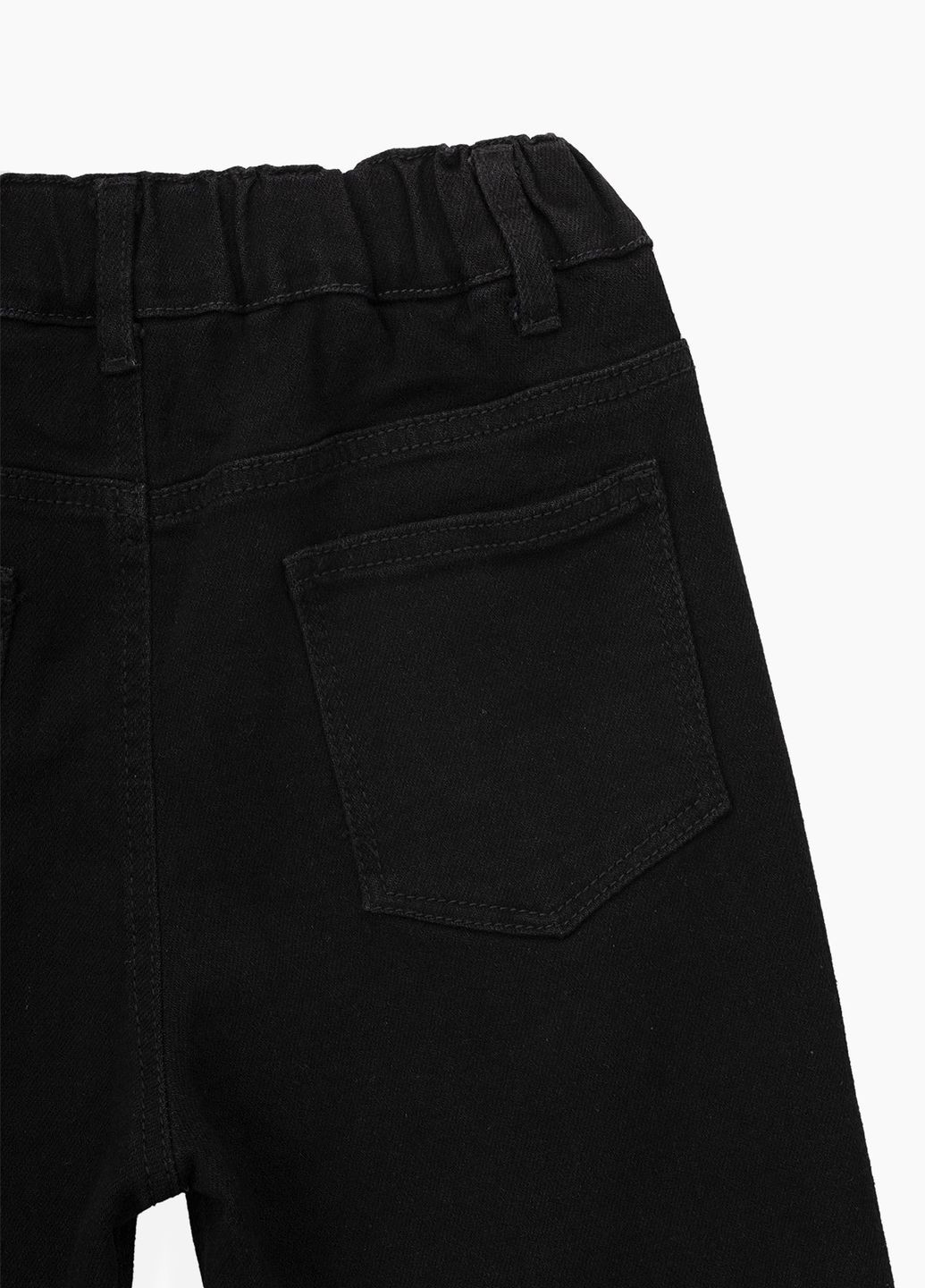 Черные демисезонные джинсы палаццо Yekipeer