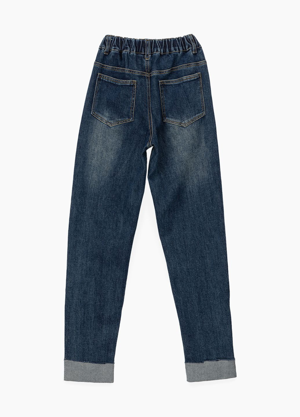 Синие демисезонные джинсы Yekipeer