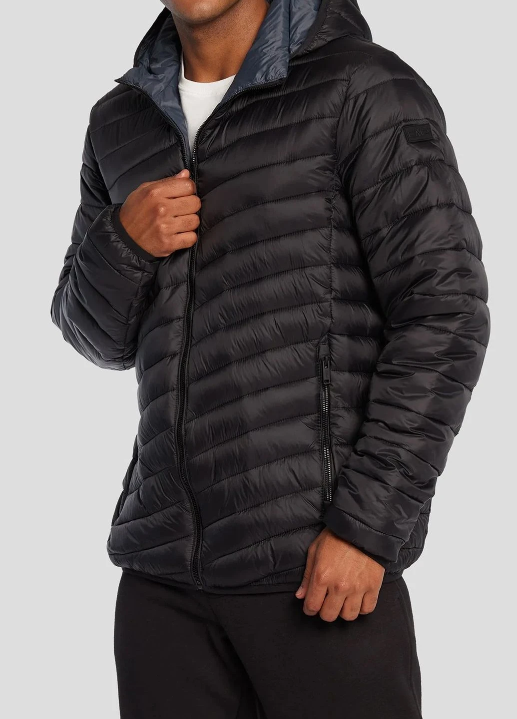 Черная зимняя черная куртка man jacket fix hood CMP