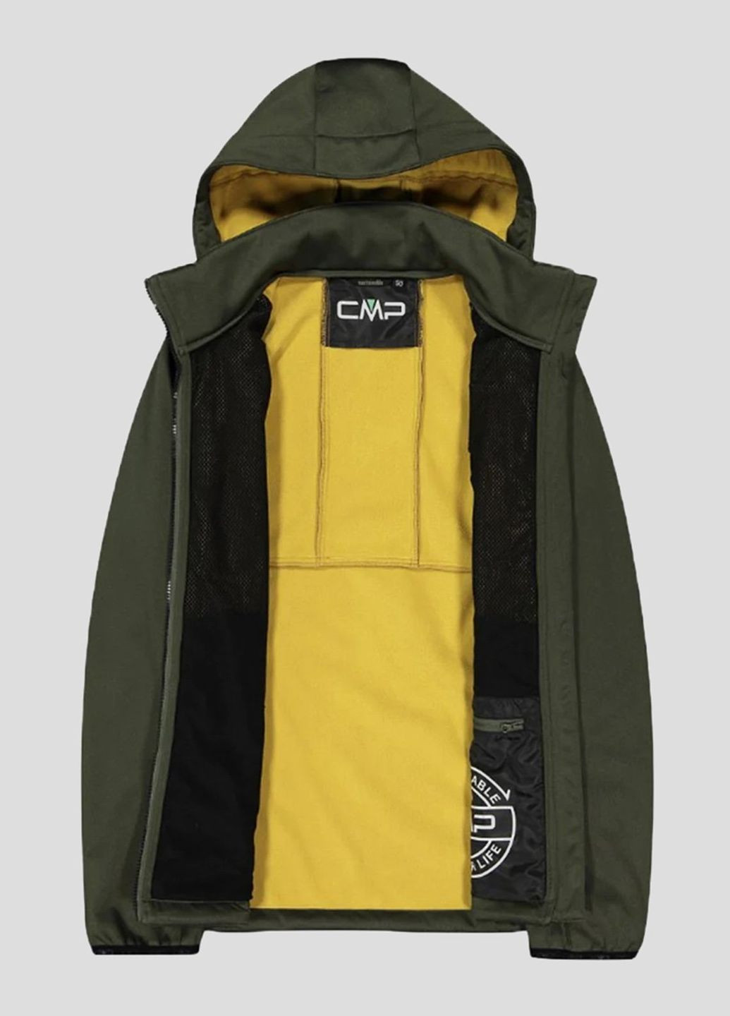 Зелена демісезонна куртка CMP