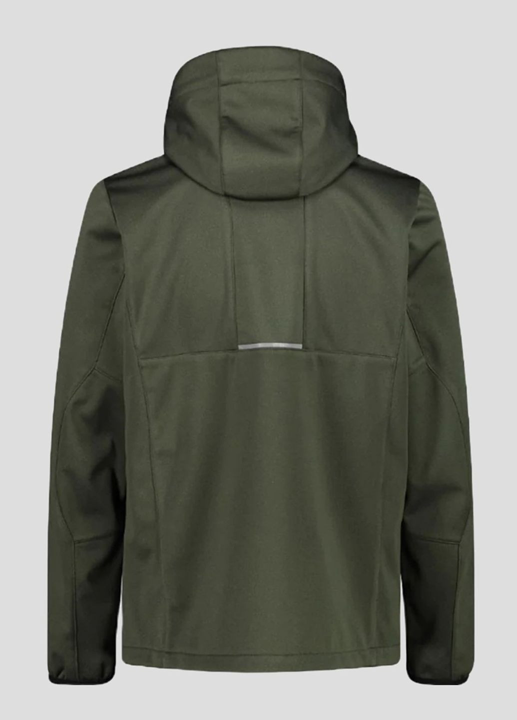 Зеленая демисезонная темно-зеленая куртка man jacket zip hood CMP