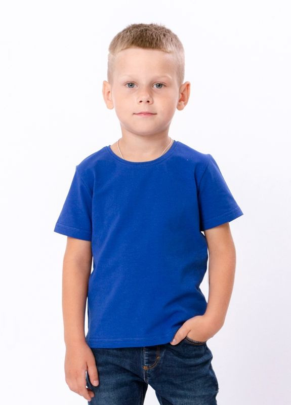Синяя летняя футболка для хлопчика синій носи своє (6021-036-4-v5) Носи своє