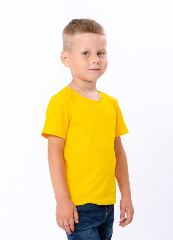 Желтая летняя футболка для хлопчика жовтий носи своє (6021-036-4-v3) Носи своє