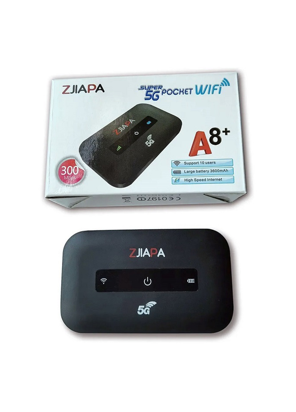 4G LTE WiFi роутер Zjiapa A8 PLUS скорость до 300 Мбит/с Lemfo (260264631)