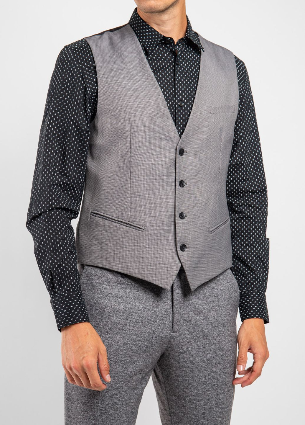 Серый костюмный жилет Antony Morato (260211256)