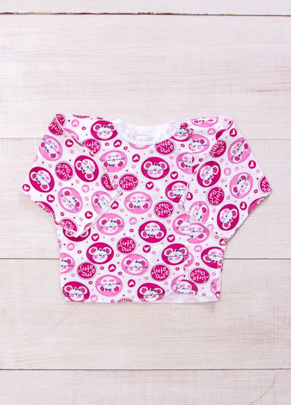 Сорочечка ясельна для дівчинки Рожевий Носи Своє (9686-024-5-v10) Носи своє (260266228)