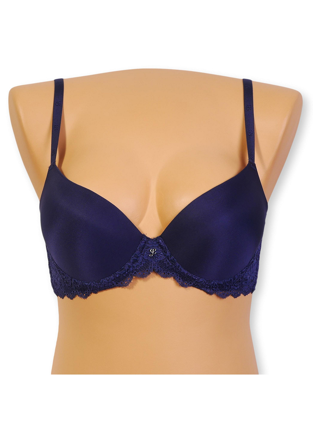 Синий бюстгальтер с push-up Leilieve с косточками