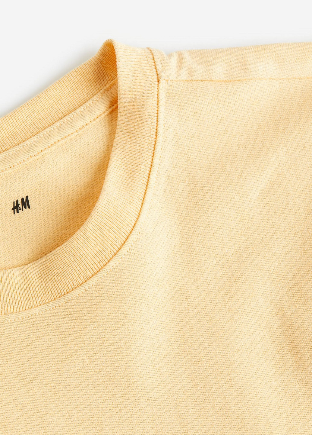 Жовта футболка H&M