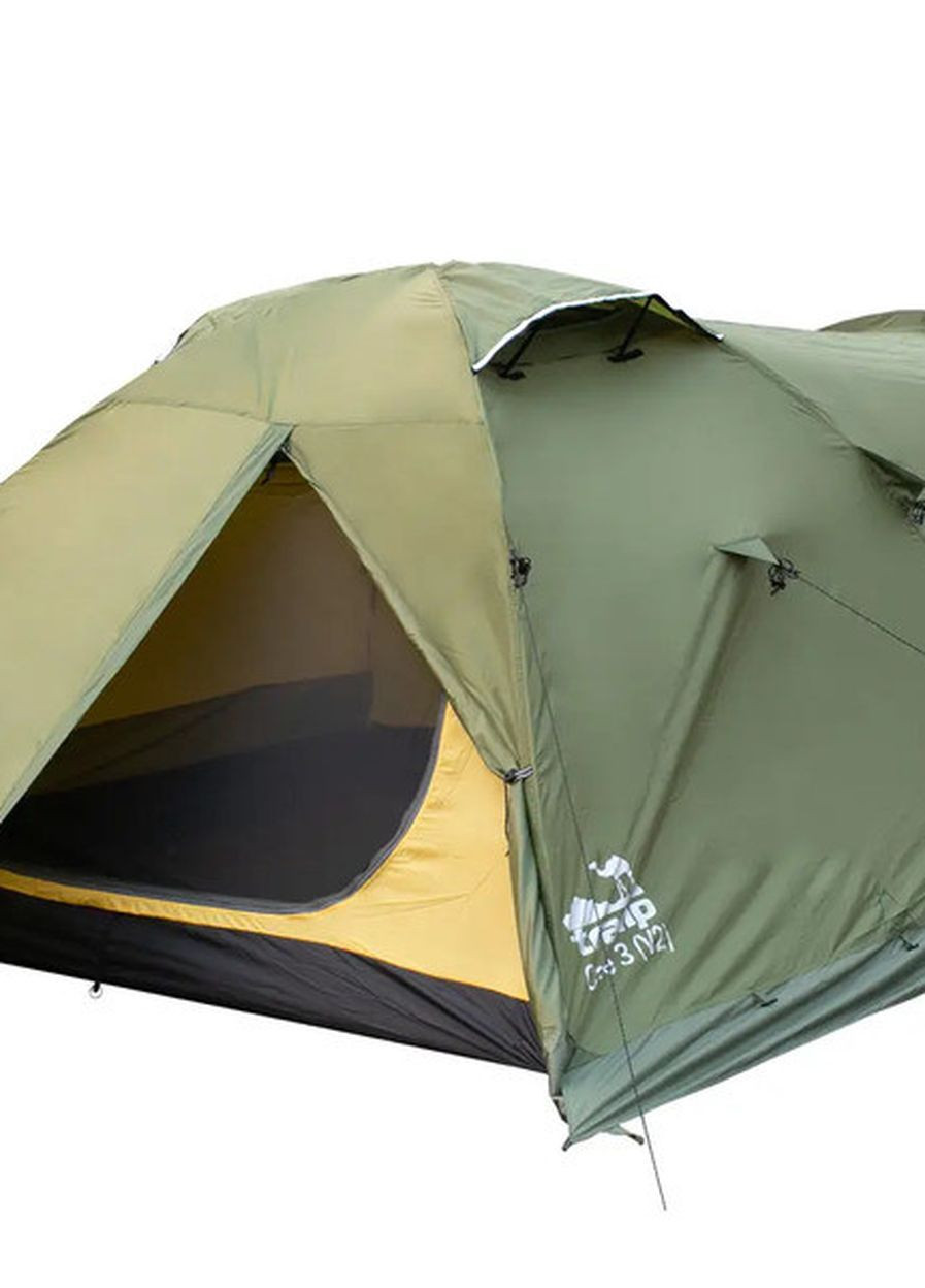 Палатка Cave 3 (V2) Зеленая TRT-021-green Tramp (260267249)