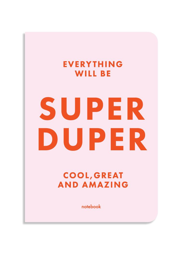 Блокнот "SUPER DUPER" рожевий Orner - (260335918)