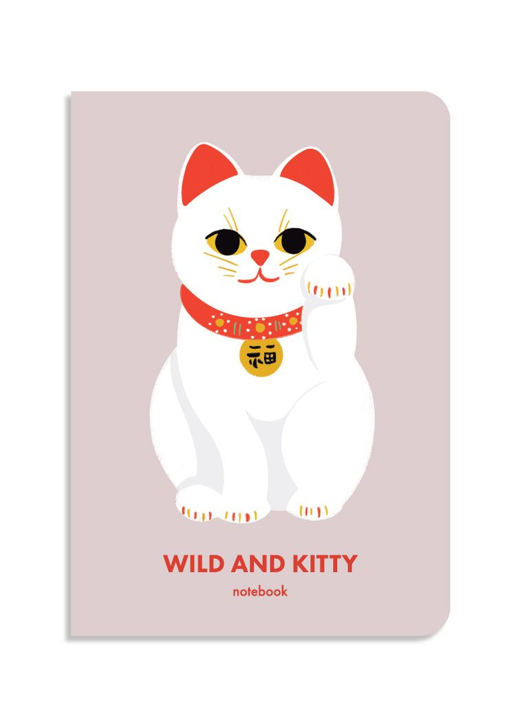 Блокнот "Wild and Kitty" бежевий Orner - (260335882)