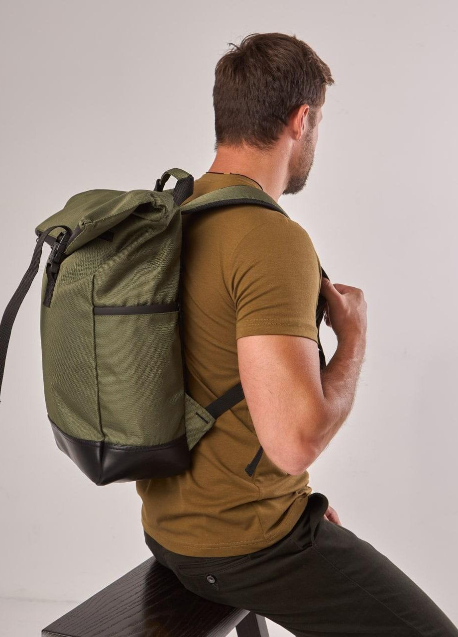 Роллтоп рюкзак трансформер, Backpack KHAKI No Brand rolltop (260267411)