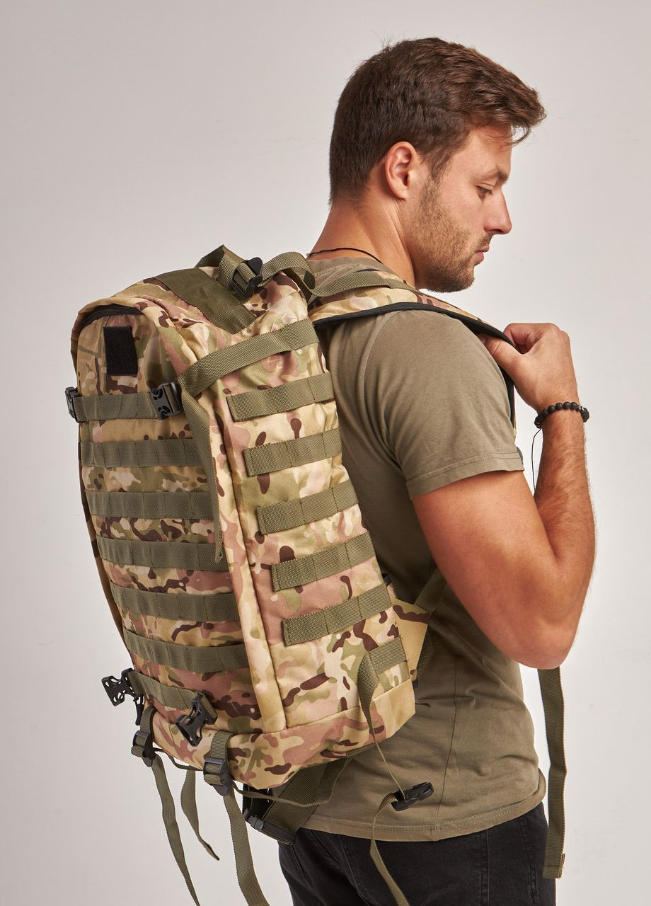 Рюкзак тактичний мультикам на 40 літрів No Brand Universal (260267396)