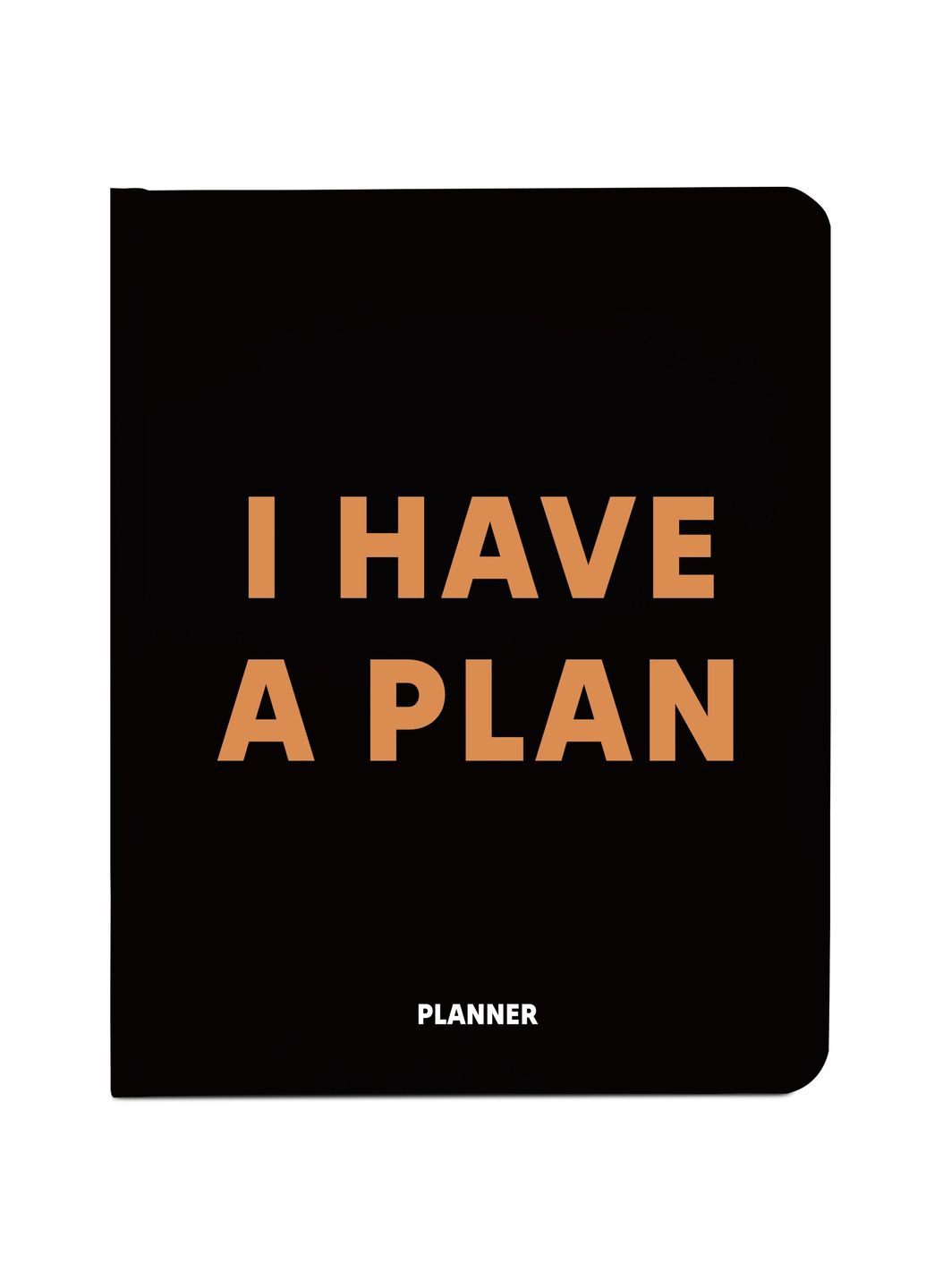 Блокнот для планирования "I HAVE A PLAN" черный Orner - (260335875)