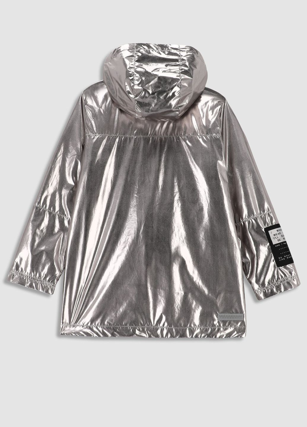 Срібна демісезонна куртка Coccodrillo
