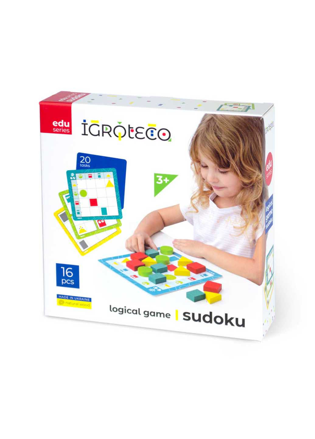 Логічна гра для дітей "Судоку" геометричні фігури Igroteco (260269004)
