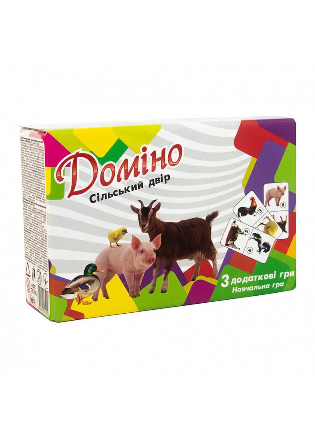 Настольная игра Домино "Сельский двор" Strateg (260268313)