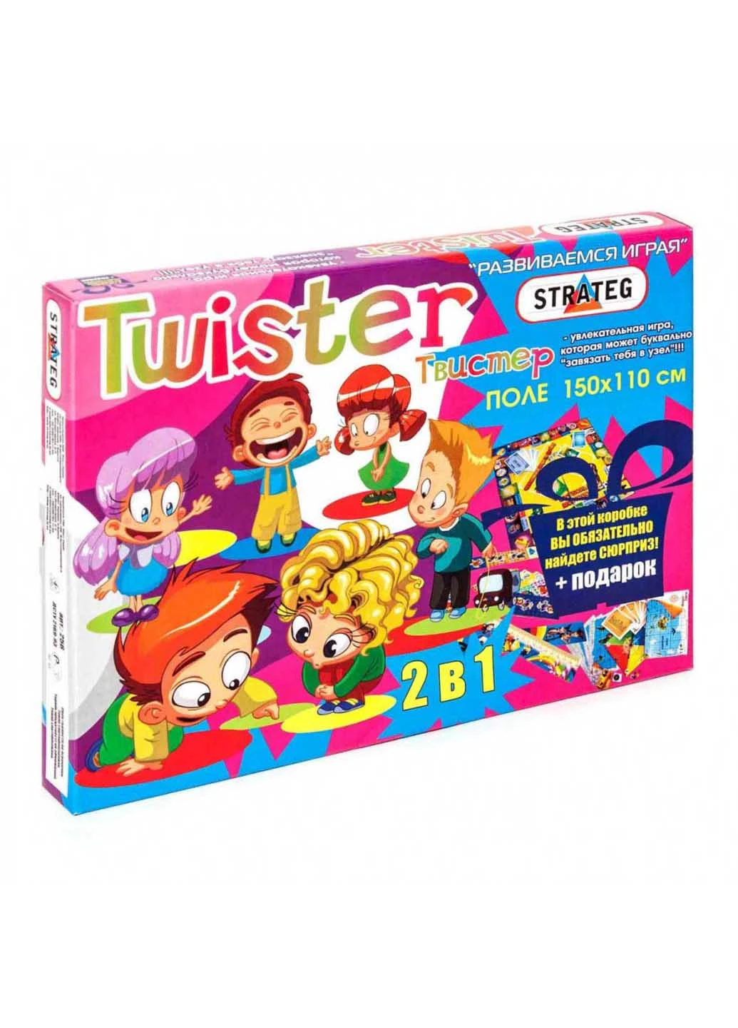 Игра "Твистер" поле 150х110 см Strateg (260268315)