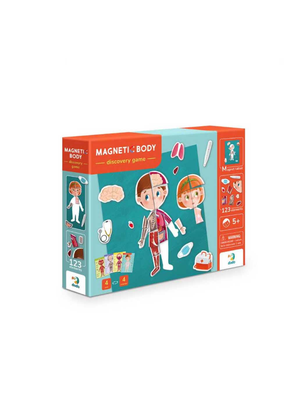 Розвиваюча магнітна гра "Людське тіло" DoDo Toys (260268714)