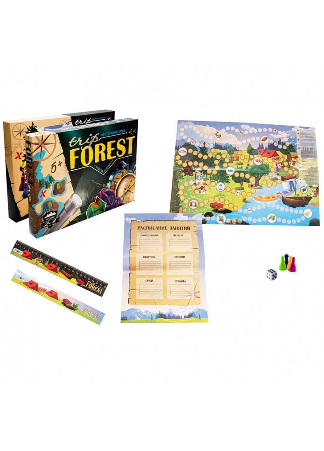 Настільна гра-бродилка "Trip Forest" Strateg (260268435)