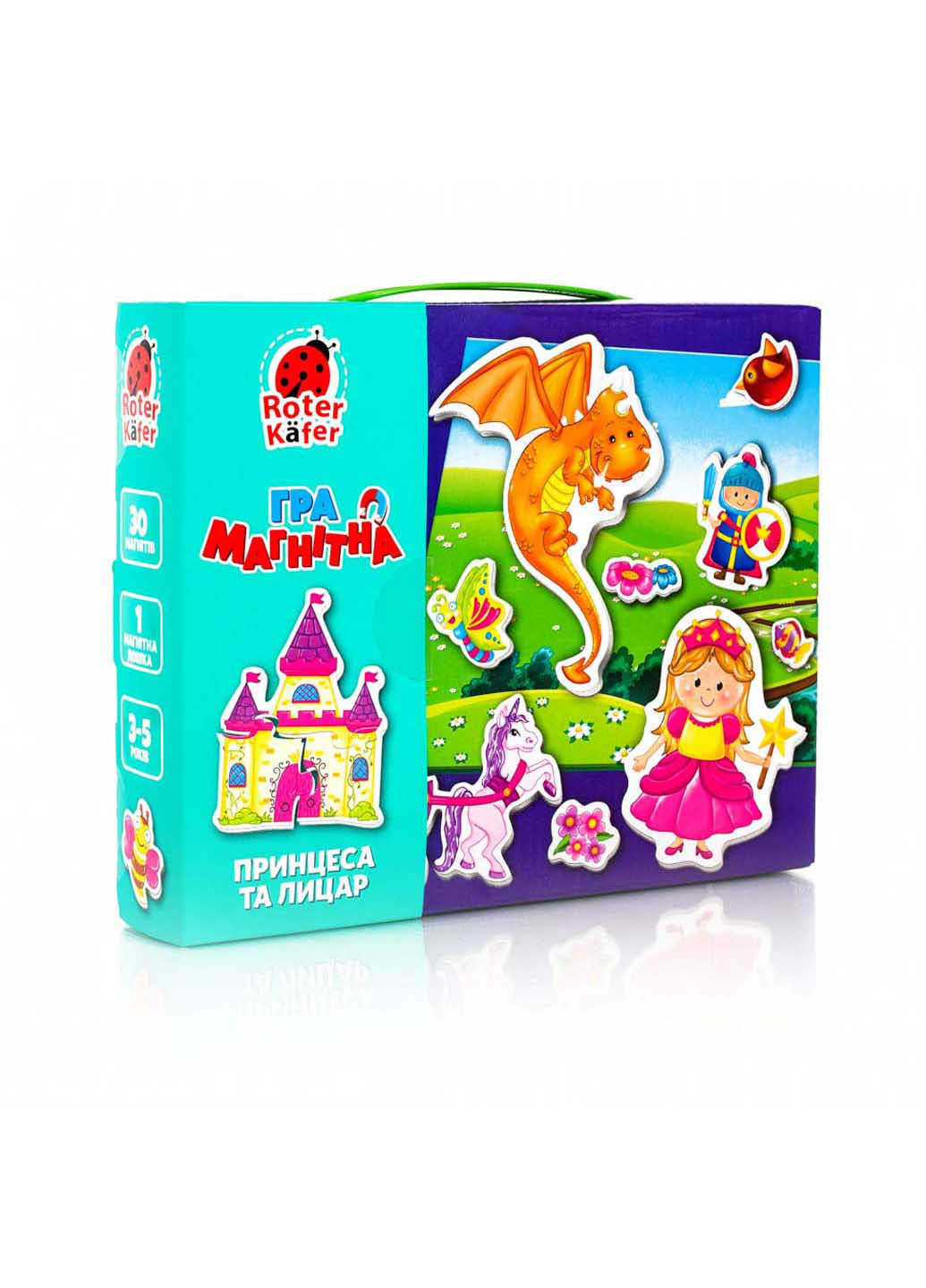 Гра настільна "Магнітна гра. Принцеса та лицар" Vladi toys (260268208)