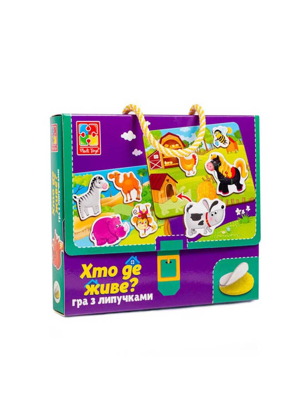 Настольная игра для детей "Кто где живет?" Vladi toys (260268165)