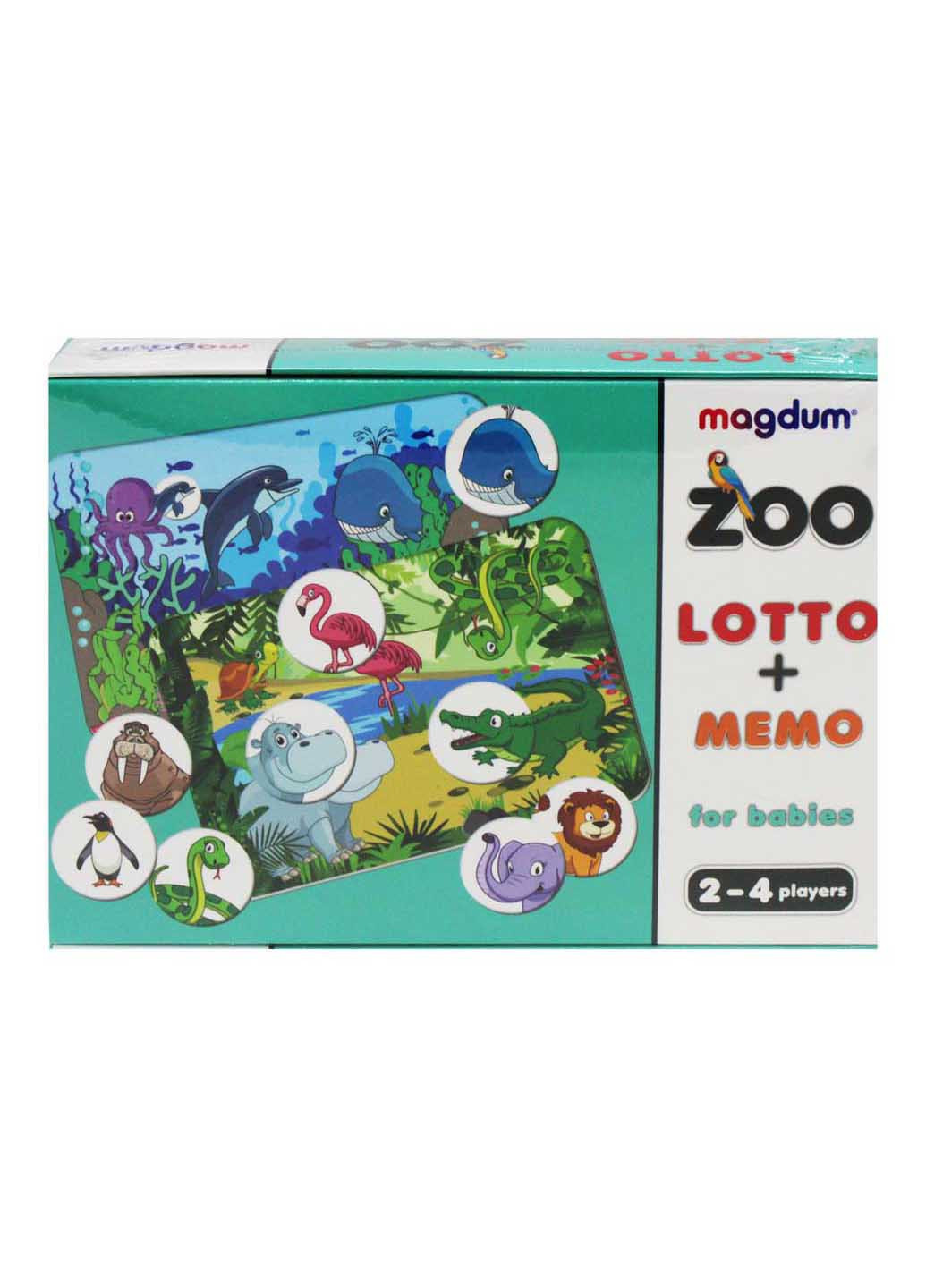 Игра настольная Зоопарк Лото+Мемо MIC (260268046)