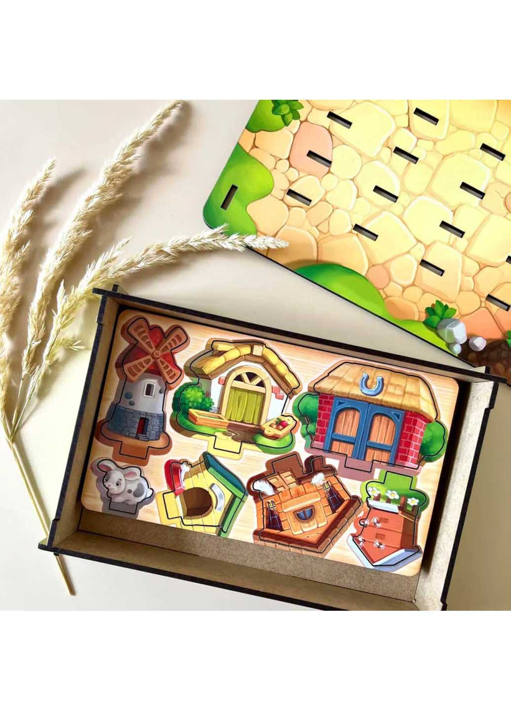 Настільна гра, що розвиває "Панорама: ферма" Ubumblebees (260269016)