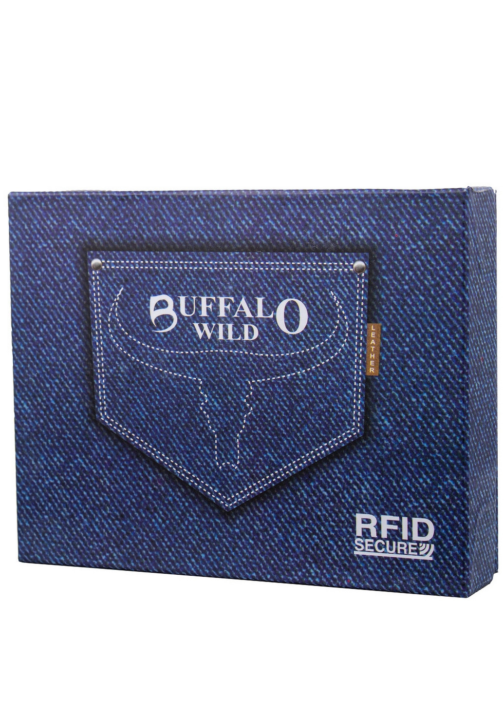 Чоловічий шкіряний гаманець 10х13х2,5 см Buffalo Wild (260329733)