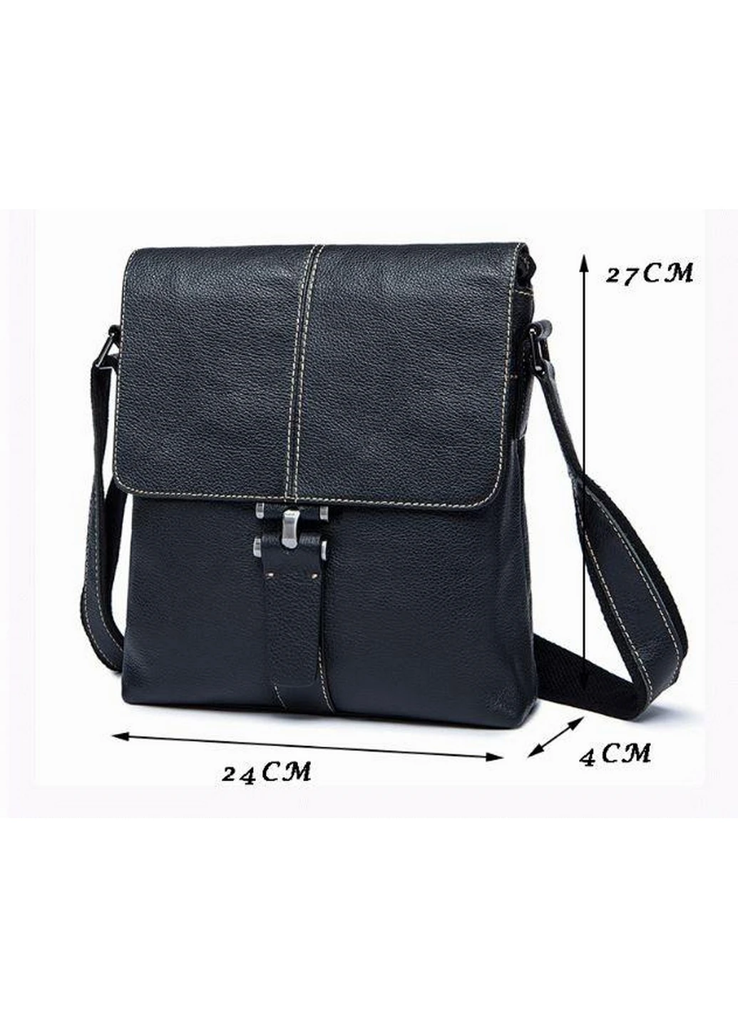 Чоловіча шкіряна сумка 27х24х4 см Buffalo Bags (260330164)