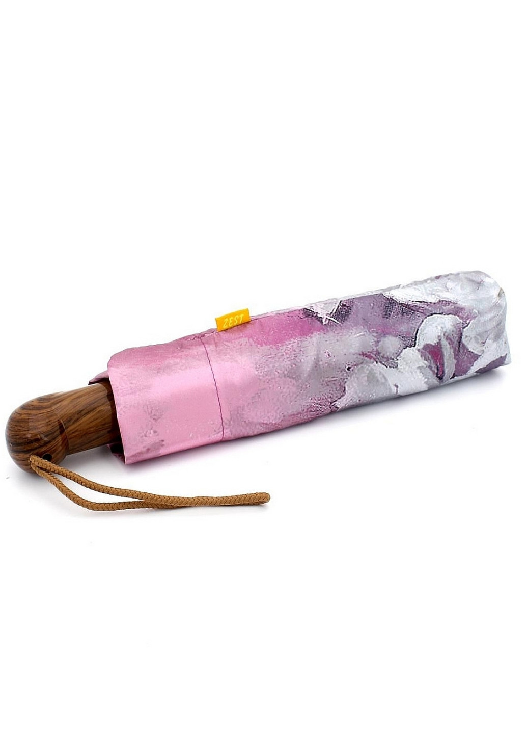 Рожева жіноча складна парасолька автомат 100 см Zest (260329979)