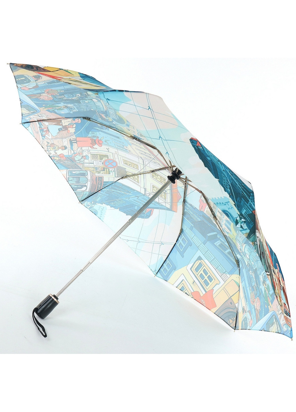 Жіноча складна парасолька автомат 102 см Trust (260329604)