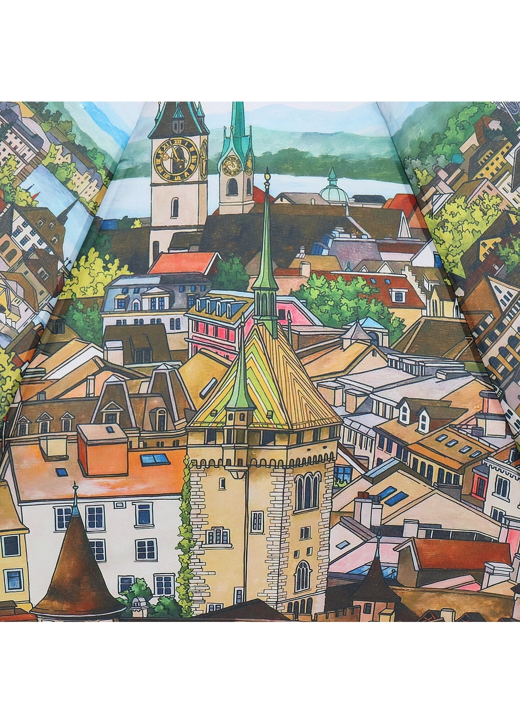 Комбинированный женский складной зонт автомат 102 см Trust (260329607)