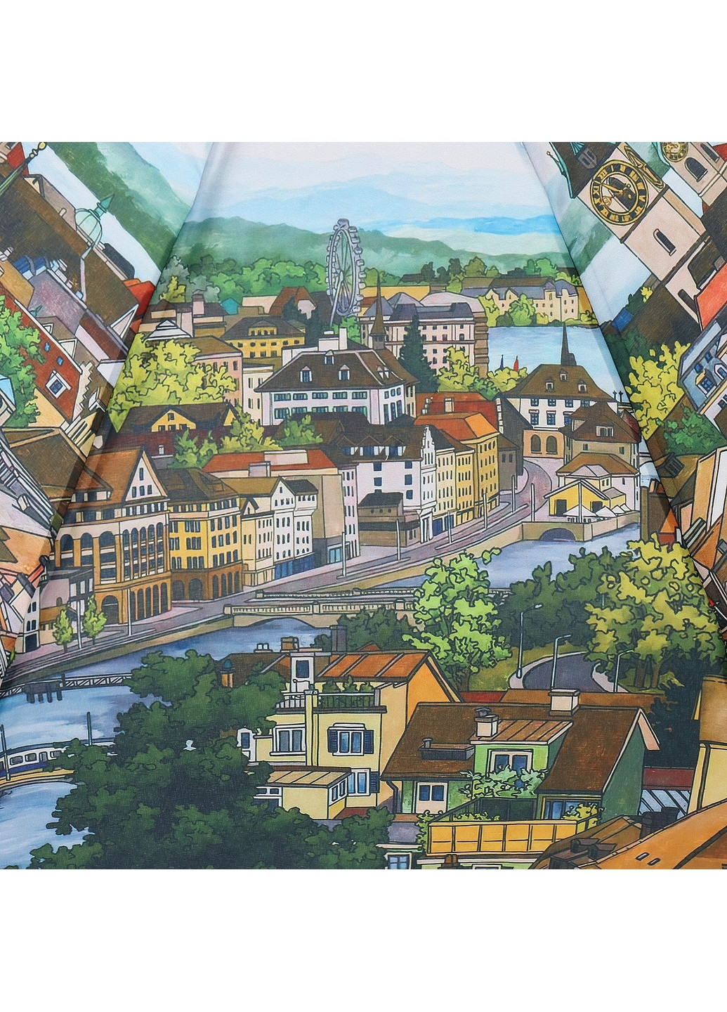 Комбинированный женский складной зонт автомат 102 см Trust (260329607)