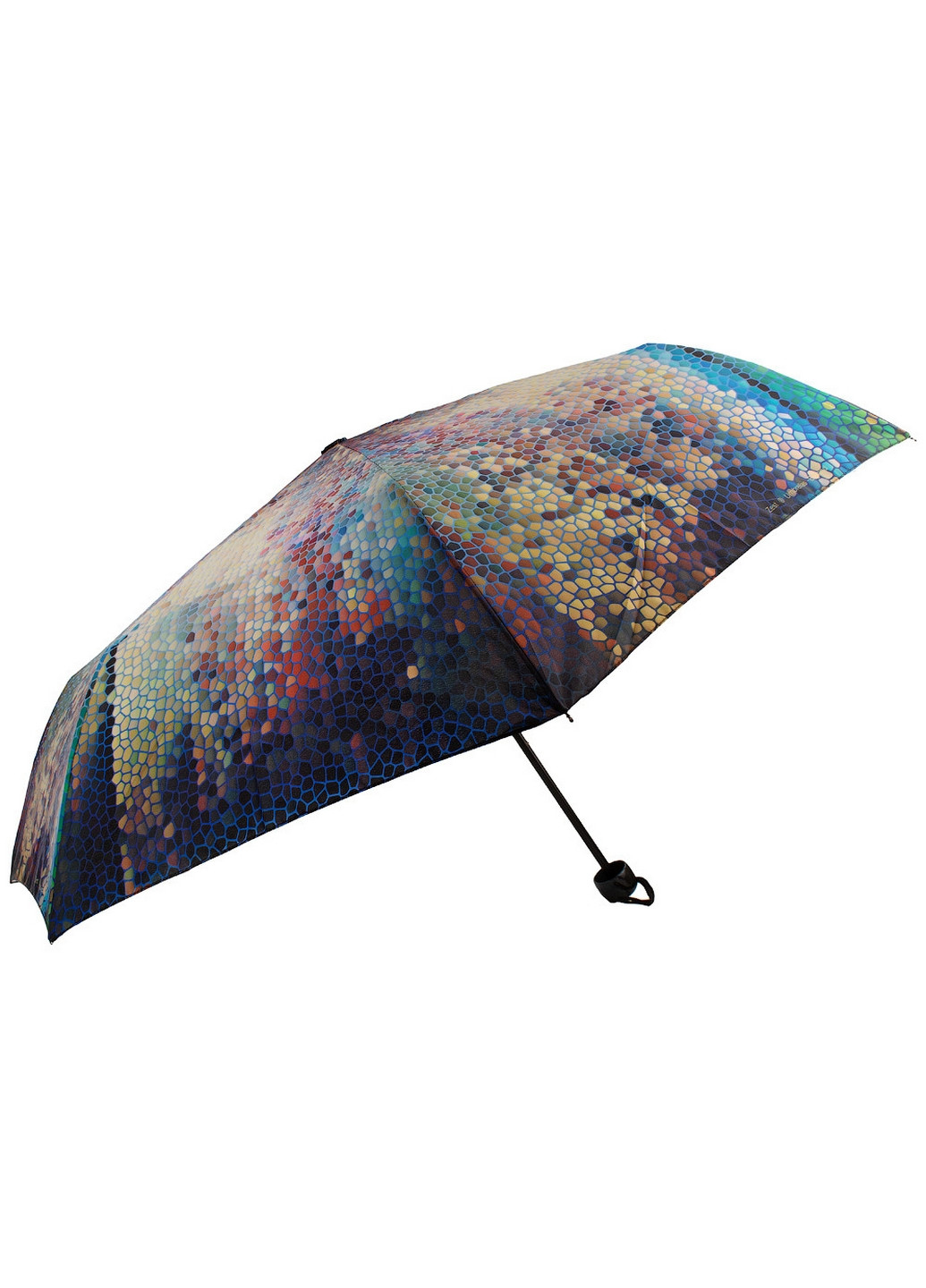 Комбинированный женский складной зонт механический 96 см Zest (260330067)