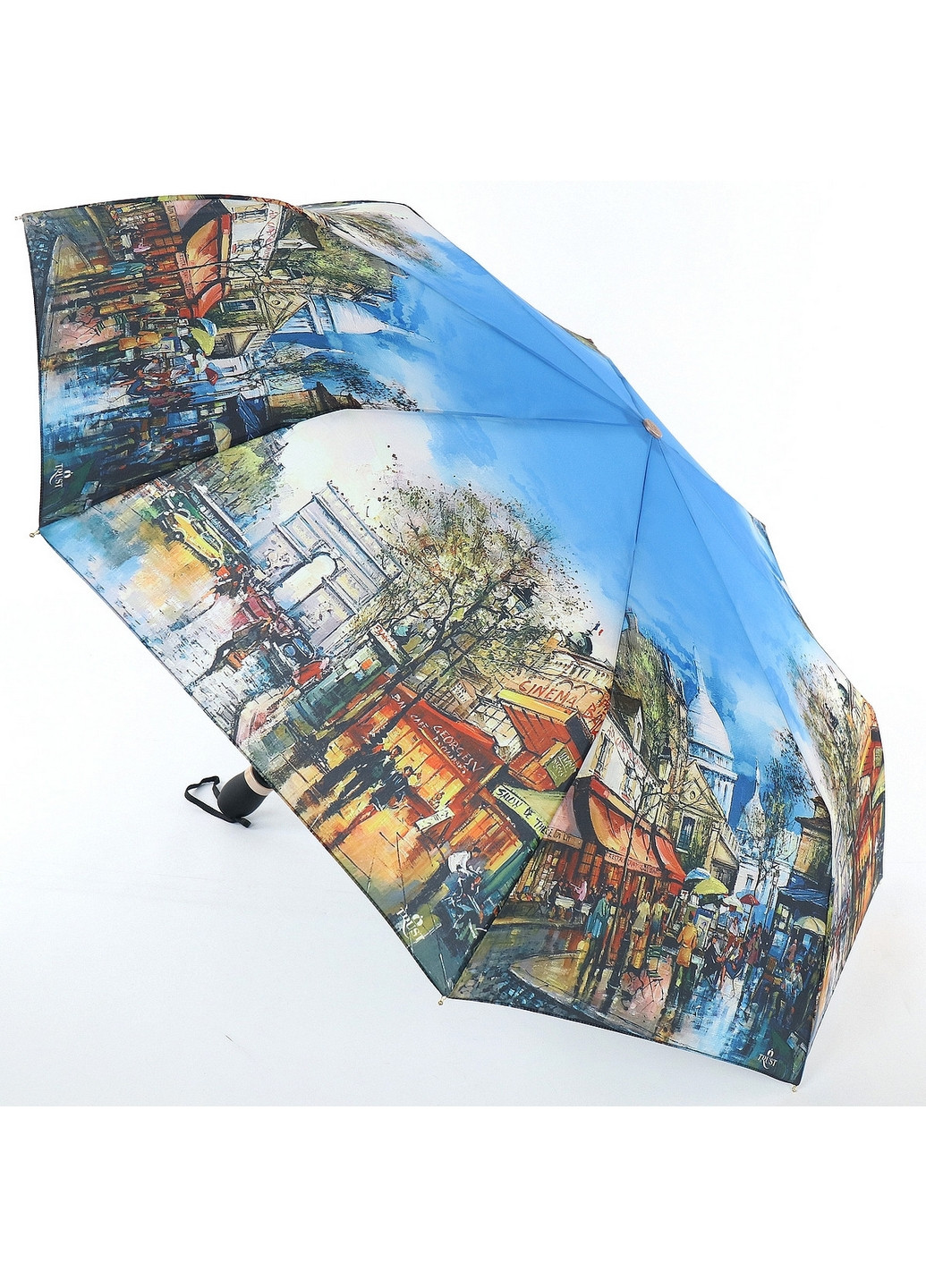 Жіноча складна парасолька автомат 102 см Trust (260329606)
