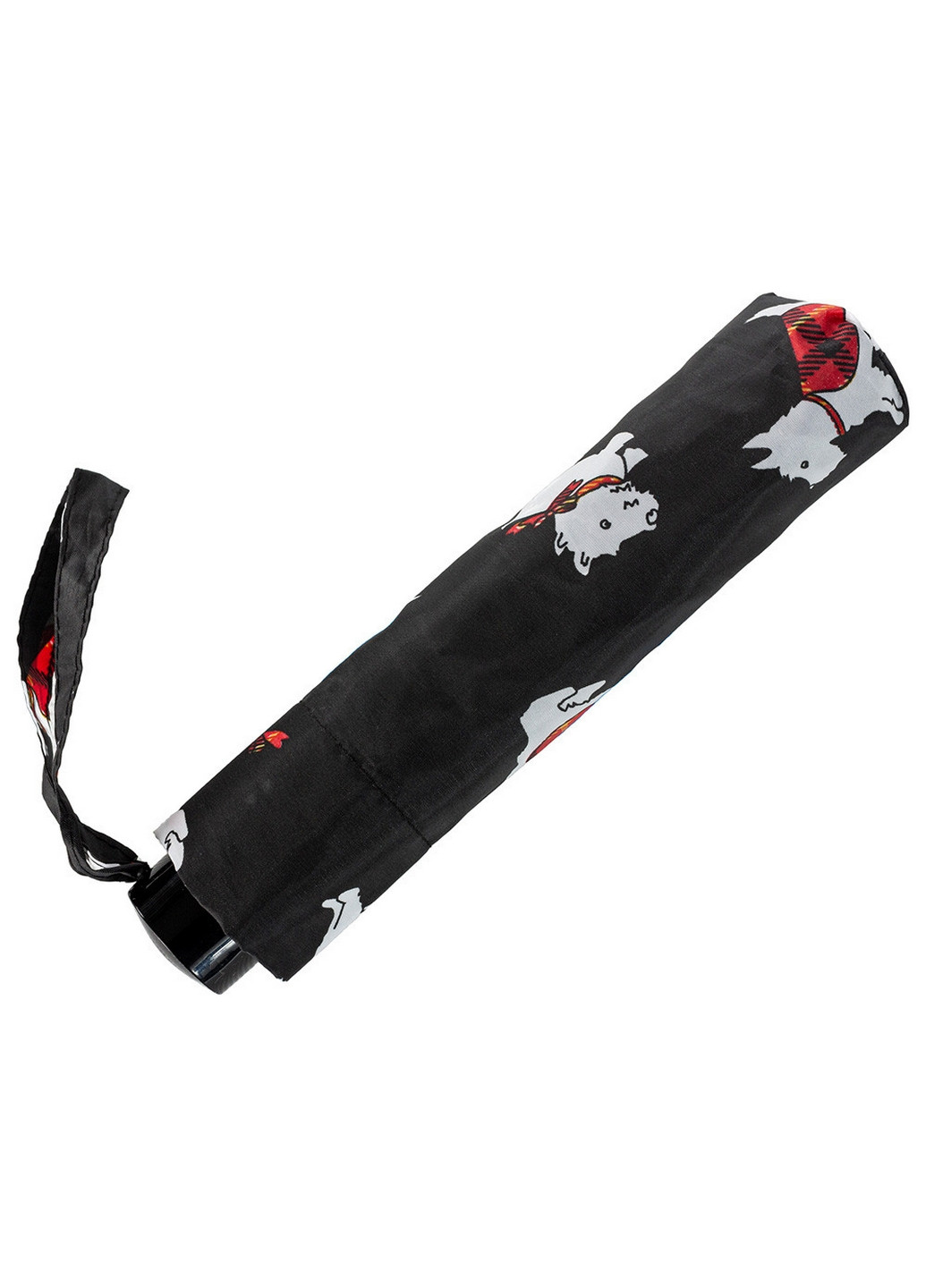 Чорна жіноча складна парасолька механічна 91 см Incognito (260329740)