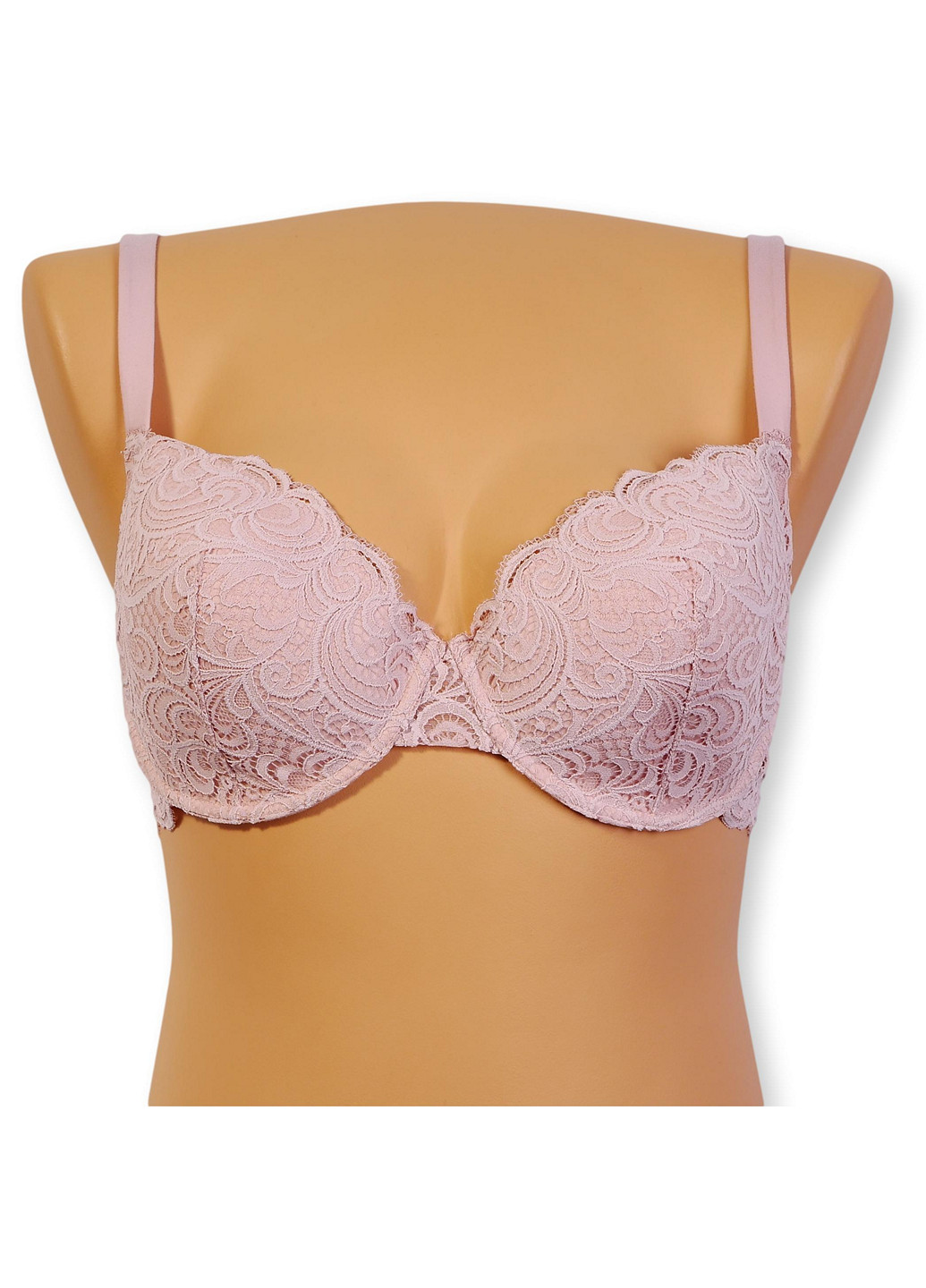 Пудровый бюстгальтер с формованной чашкой Lormar с косточками
