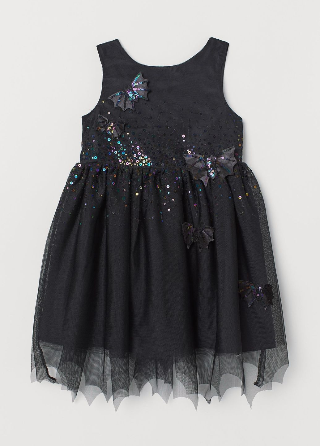 Чорна сукня з паєтками H&M (260271181)