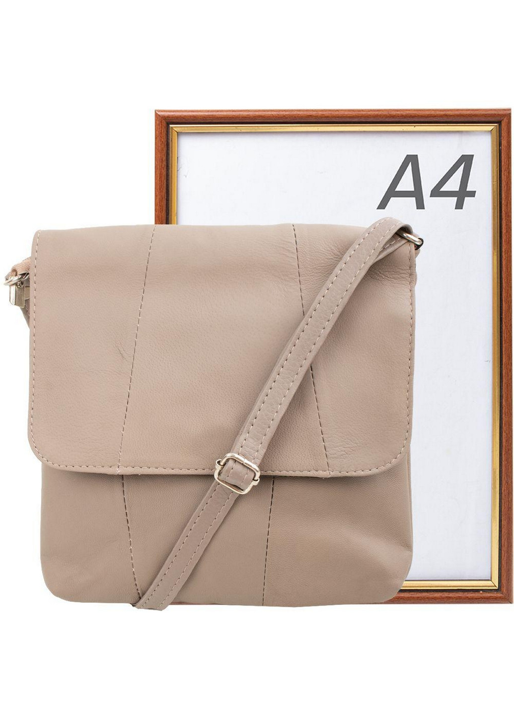 Жіноча шкіряна сумка 22х21х3 см TuNoNa (260330501)