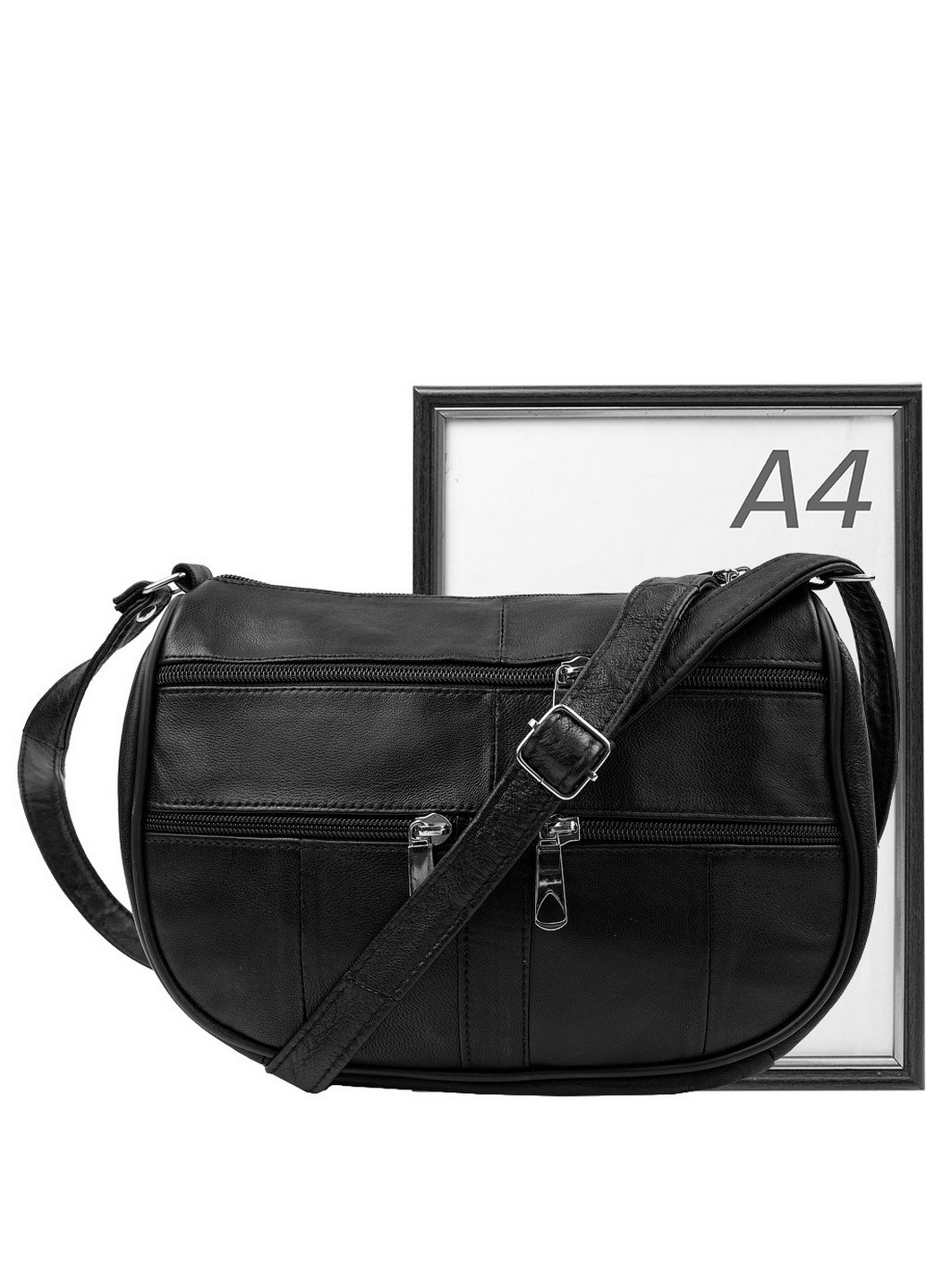 Жіноча шкіряна сумка 23х18х8 см TuNoNa (260330598)