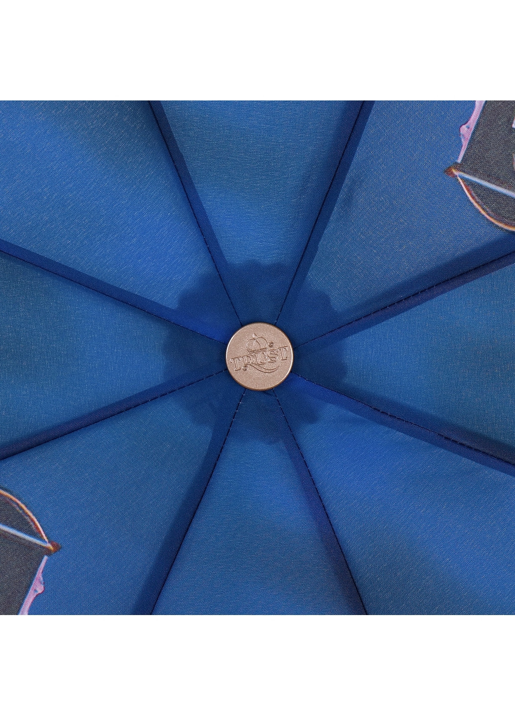 Комбінована жіноча складна парасолька автомат 102 см Trust (260330252)
