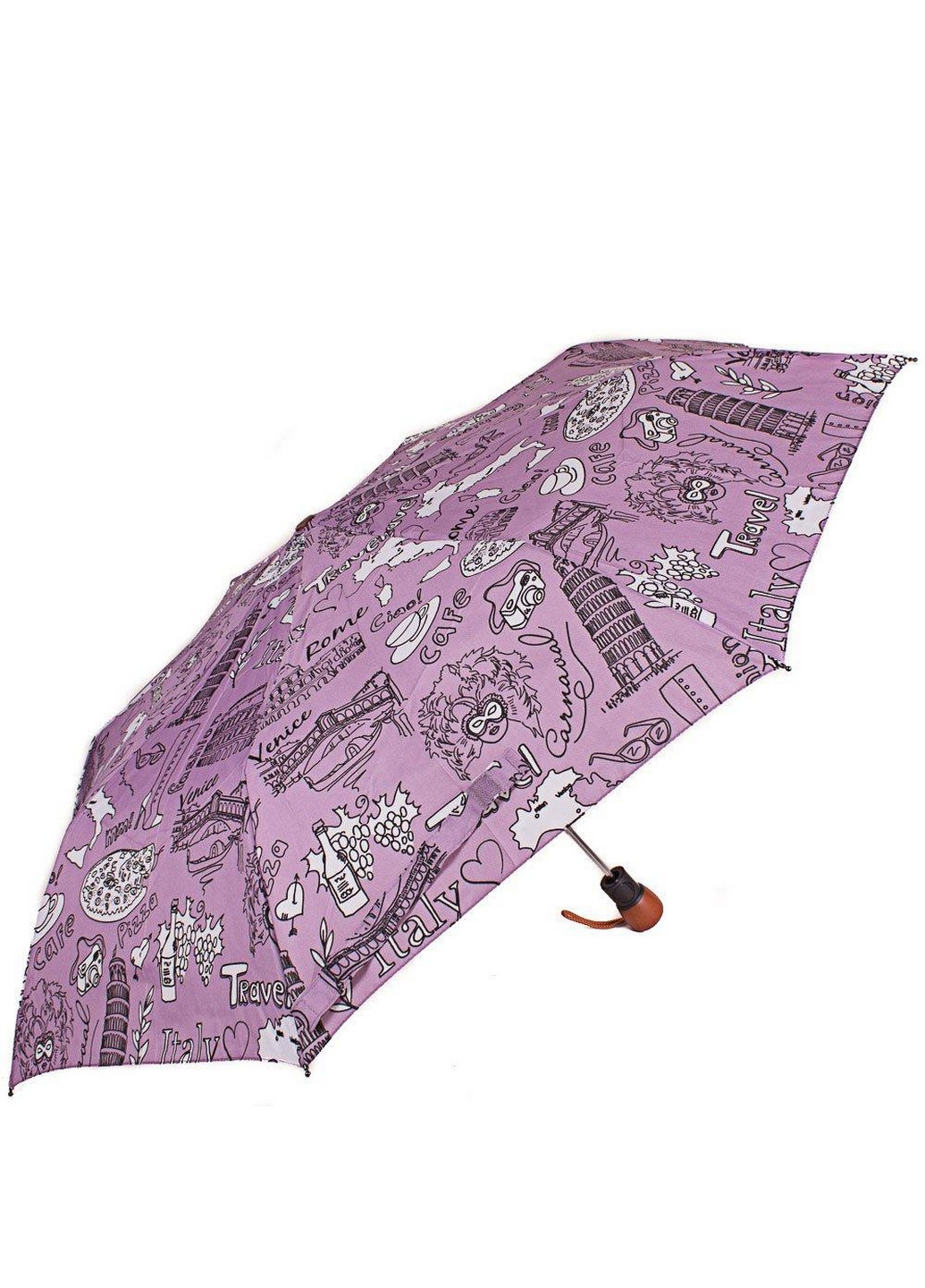 Жіноча складна парасоля напівавтомат 101 см Airton (260330313)