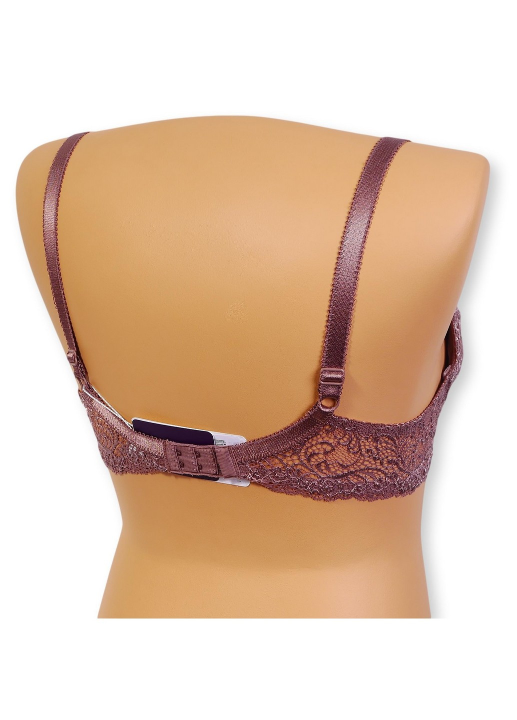 Кофейный бюстгальтер с формованной чашкой Miledi с косточками