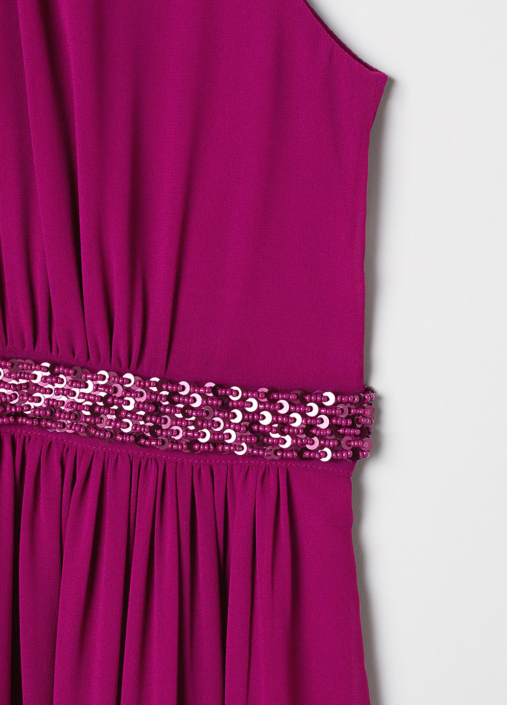 Рожева кежуал сукня максі H&M однотонна