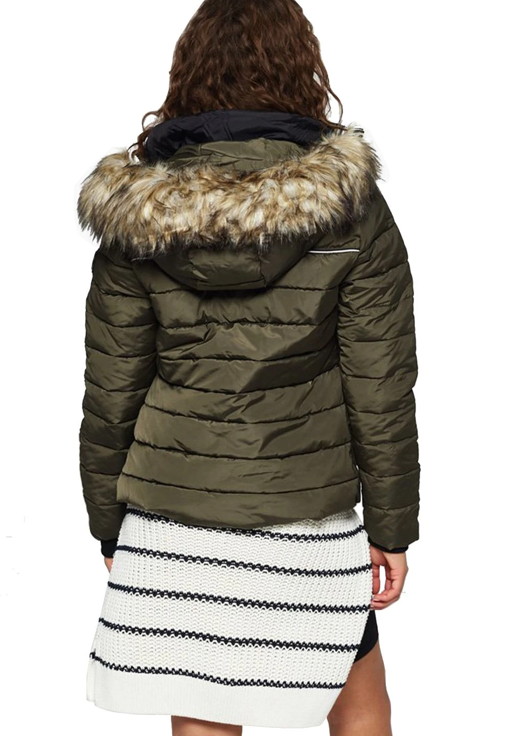 Парка с искусственным мехом Superdry (260288237)