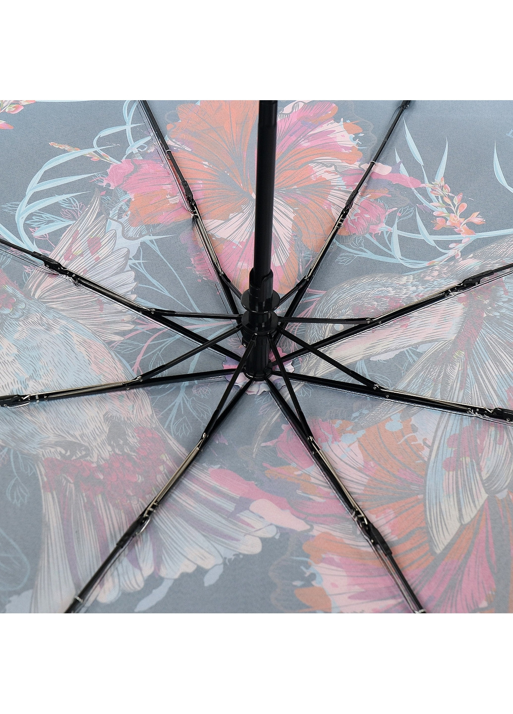 Синий складной женский зонт автомат 103 см Trust (260285412)