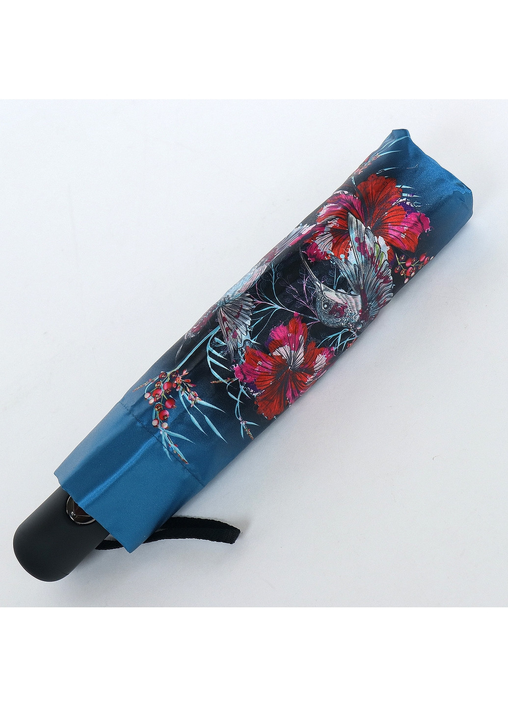 Синий складной женский зонт автомат 103 см Trust (260285412)